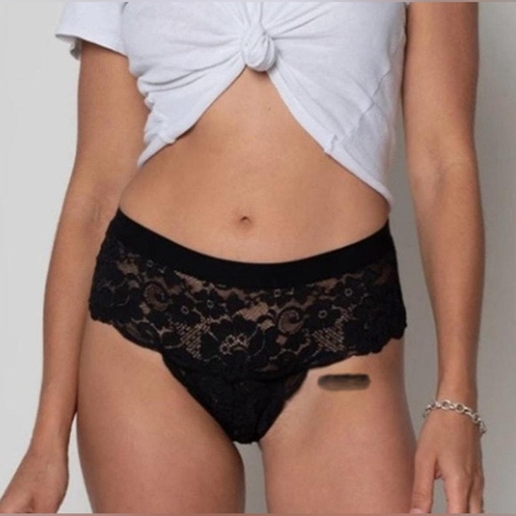 NWT We Are HAH Spin me panty mauve Sheer Violet Sold at Free People REVOLVE XS - Picture 4 of 5